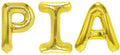Folienballon Schriftzug weibliche Namen (Pia) 35cm Höhe