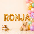 Folienballon Schriftzug weibliche Namen (Ronja) 35cm Höhe