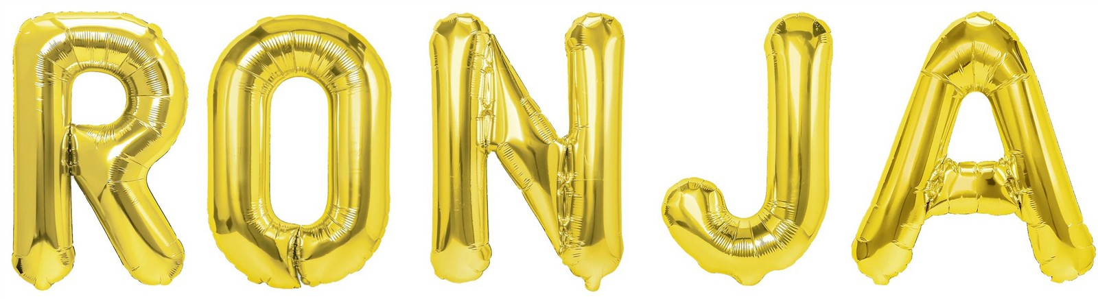 Folienballon Schriftzug weibliche Namen (Ronja) 35cm Höhe