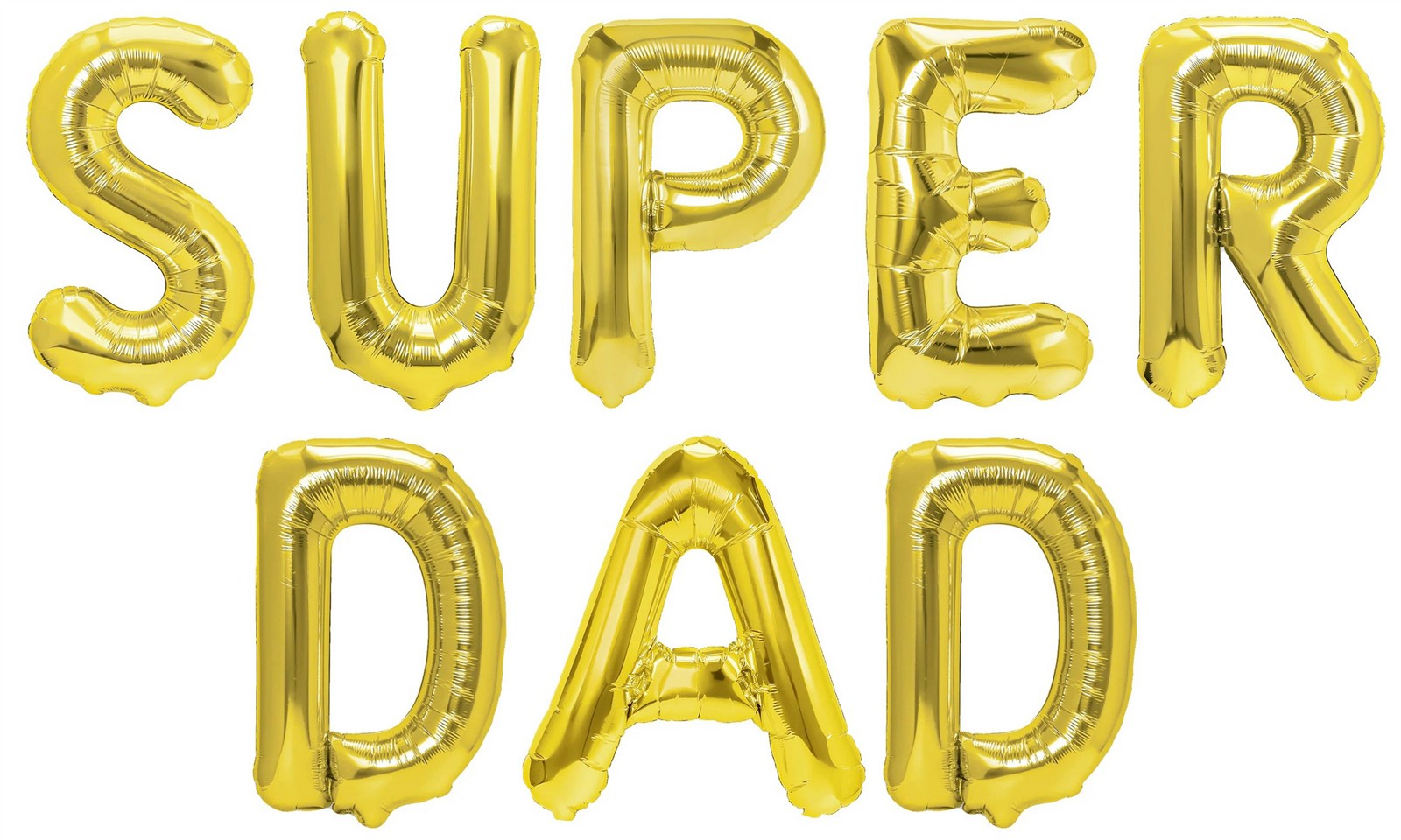 Folienballon Schriftzug (Superdad) - Gold, 35 cm