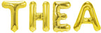 Folienballon Schriftzug weibliche Namen (Thea) 35cm Höhe