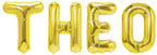 Folienballon Schriftzug männliche Namen (Theo) 35cm Höhe