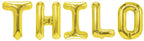 Folienballon Schriftzug männliche Namen (Thilo) 35cm Höhe