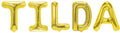 Folienballon Schriftzug weibliche Namen (Tilda) 35cm Höhe