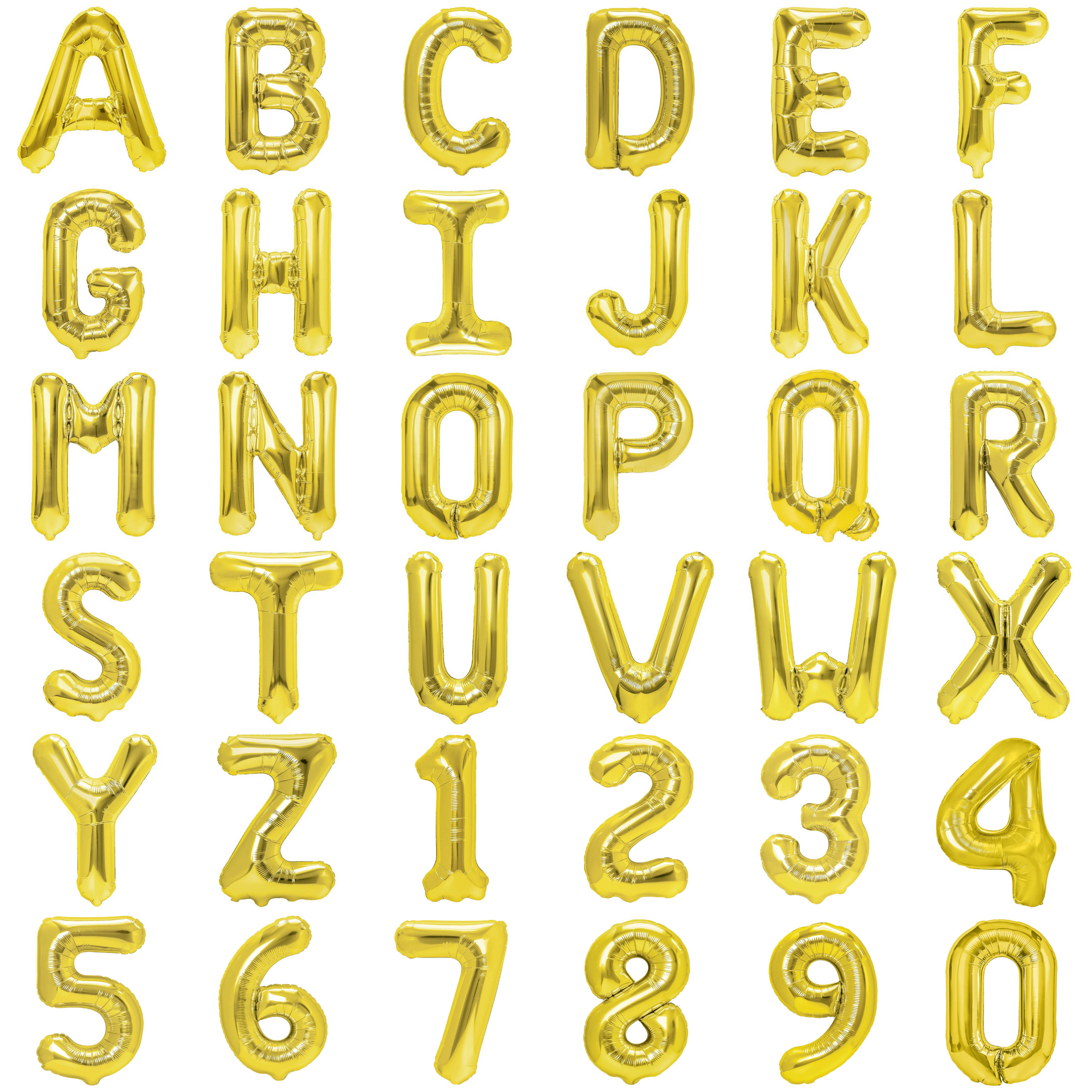 Party Austria Buchstabenballons Gold 35 cm – Wunschtext personalisierbar – Folienballons für Geburtstag, Hochzeit, Taufe & Firmung