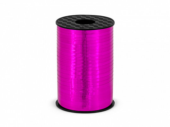 Geschenkband 225m 5mm pink metallic