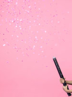 Partypopper Gender Reveal rosa 60cm
