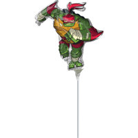 Mini Folienballon Ninja Turtle Raphael