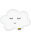 Folienballon Wolke mit Gesicht 76cm