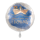 Folienballon Firmung 45cm rund blau