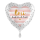 Folienballon Omi, hab dich lieb 45cm Herz rosa