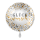 Folienballon Glückwunsch 43cm rund weiß