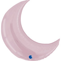 Folienballon Mond rosa 91cm