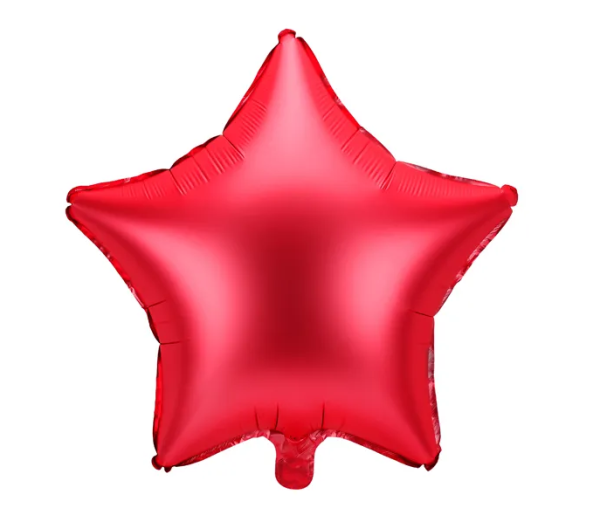 Folienballon Stern rot 45cm