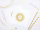 20x Serviette Erstkommunion weiß Ornament gold