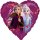 Folienballon Herz bunt Frozen II Anna und Elsa 45cm
