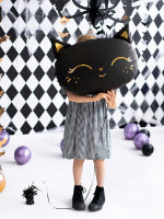 Folienballon Katze schwarz 48cm
