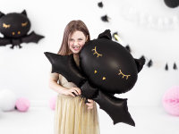 Folienballon Fledermaus schwarz 80cm