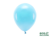 100x Latexballon ECO hellblau pastell 26cm
