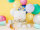 100x Latexballon ECO weiß pastell 26cm