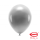 50x Latexballon Premium Metallic 403 - Silver 30cm