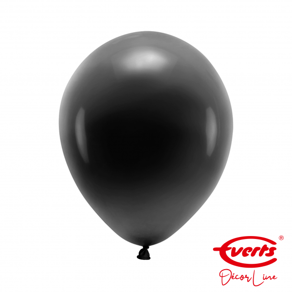 50x Latexballon Premium Pearl 598 - Jet Black 30cm