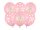 6x Latexballon rosa Punkte Elefant 30cm