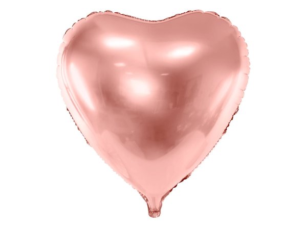 Folienballon Herz rosegold 73cm