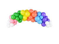 Ballongirlande Set Regenbogen bunt 200cm