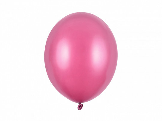 10x Latexballon Strong pink metallic 30cm