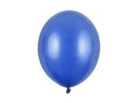10x Latexballon Strong blau metallic 30cm