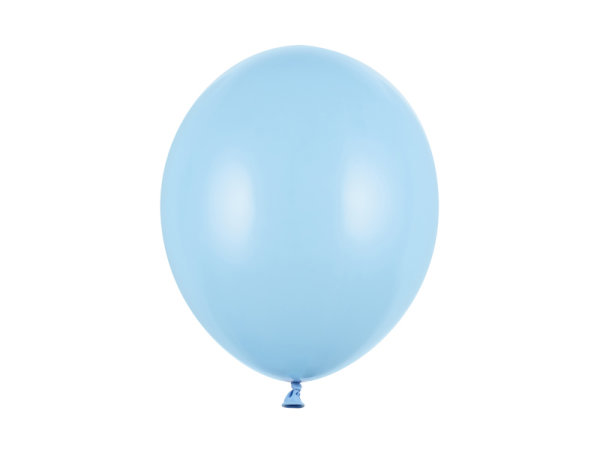 10x Latexballon Strong hellblau pastell 30cm