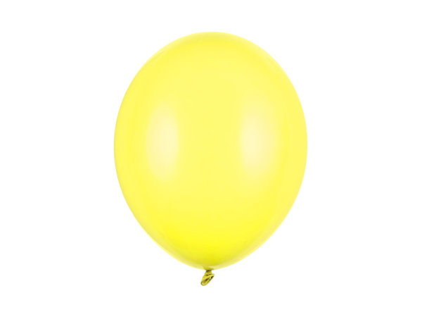 10x Latexballon Strong gelb pastell 30cm