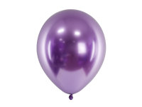 10x Latexballon Glossy lila 30cm