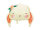 Folienballon Kaninchen weiß 50cm