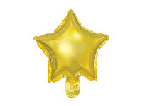 Mini Folienballon Stern gold 25cm
