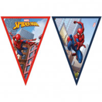 Wimpelkette Spiderman 9 Fähnchen