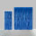 Türvorhang Lametta blau 100x240cm