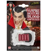 Vampirgebiss inkl. 4 Blutkapseln
