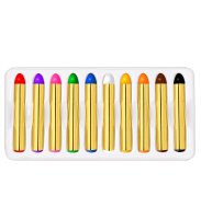 Set Schminkstifte 10 Farben 24ml