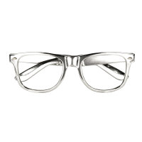 Brille silber ohne Gläser