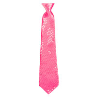 Krawatte Glitzer pink