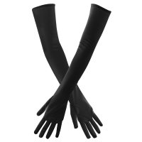 Handschuhe schwarz lang