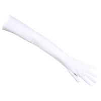 Handschuhe weiß lang