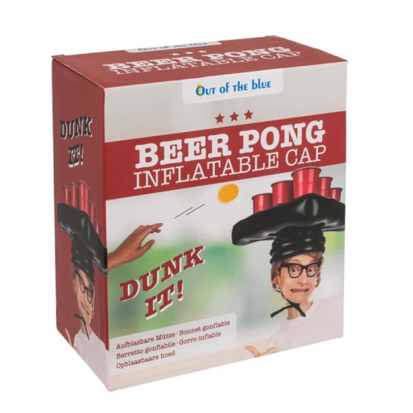 Aufblasbare Mütze Beer Pong
