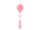 Wabenball Heißluftballon rosa 70cm