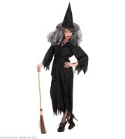 Kostüm Hexe schwarz inkl. Hut