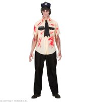 Kostüm Zombie Polizist inkl. Hut