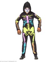Kostüm buntes Skelett