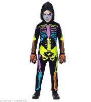 Kostüm buntes Skelett